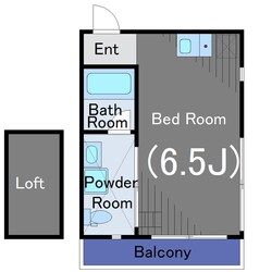 クロスフラットの物件間取画像